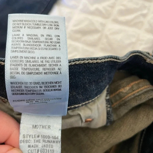 Mother denim the Runaway in Jaded wash - Picture 10 of 12